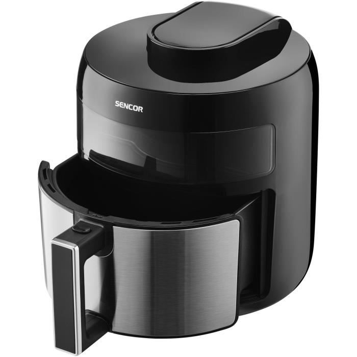 Friteuse sans huile Sencor SFR 5010BK - Panier 5 L - 8 programmes préréglés - 1500 W - Noir