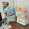 Large Capacity Cute Makeup Bag Multi Functional Lunch Bag Handheld Cosmetic Case  Outdoor