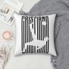 Cr7 Футбол Юве Черный Криштиану Роналду Наволочка Чехол для подушки На заказ Декоративная наволочка для сиденья 45x45см