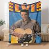 Elvis Presley Blanket Durable Comfort Great for Livingroom Seaside Office for All Seasons Modern Style Ideal Gift For Birthday Valentine'S Day