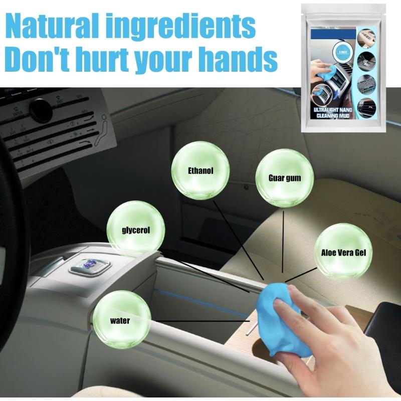 High Performances Car Cleaning Putty Detailing Mud Suitable for Interior Dust and Grime Removal Soft Non Toxic Materials