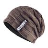 Winter Beanies Hat For Men And Women Fashion Knitted Plaid Skullies Beanie Thick Hats Add Velvet