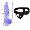 Синий фаллоимитатор для женщин, реалистичный носимый пояс для пениса, сексуальный ремень на трусиках, анальные секс-игрушки для лесбиянок и геев
