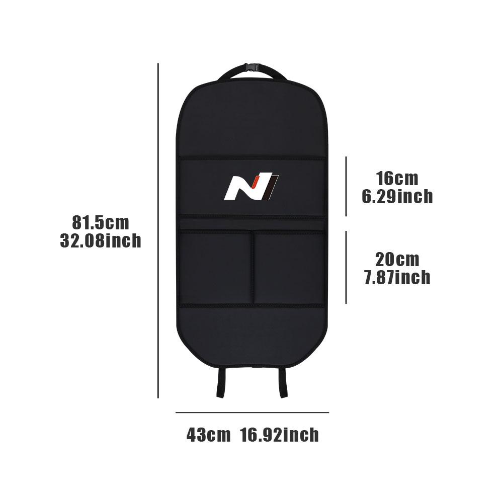 Leather Car Seat Anti Kick Pad Protective Cover Car Accessories For Hyundai Elantra Wagon Accent Ioniq Kona i20 i30 Moinca NLine HH52