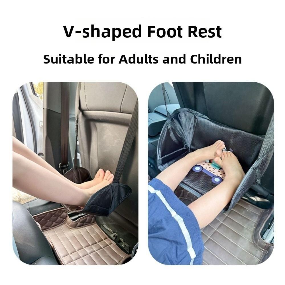 Foldable Travel Foot Rest Waterproof Car Seat Gap Leg Sling Hanging Foot Pad Road Trips