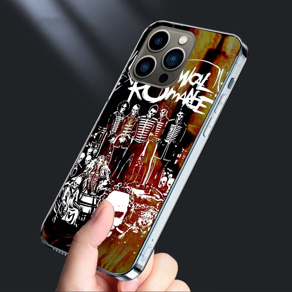 My C-Chemical R-Romance Phone Case For Iphone 16E 15 Pro 14 Plus 17E 16 17 Pro Max Air 11 12 13 Mini Shockproof Capa Cute Cov