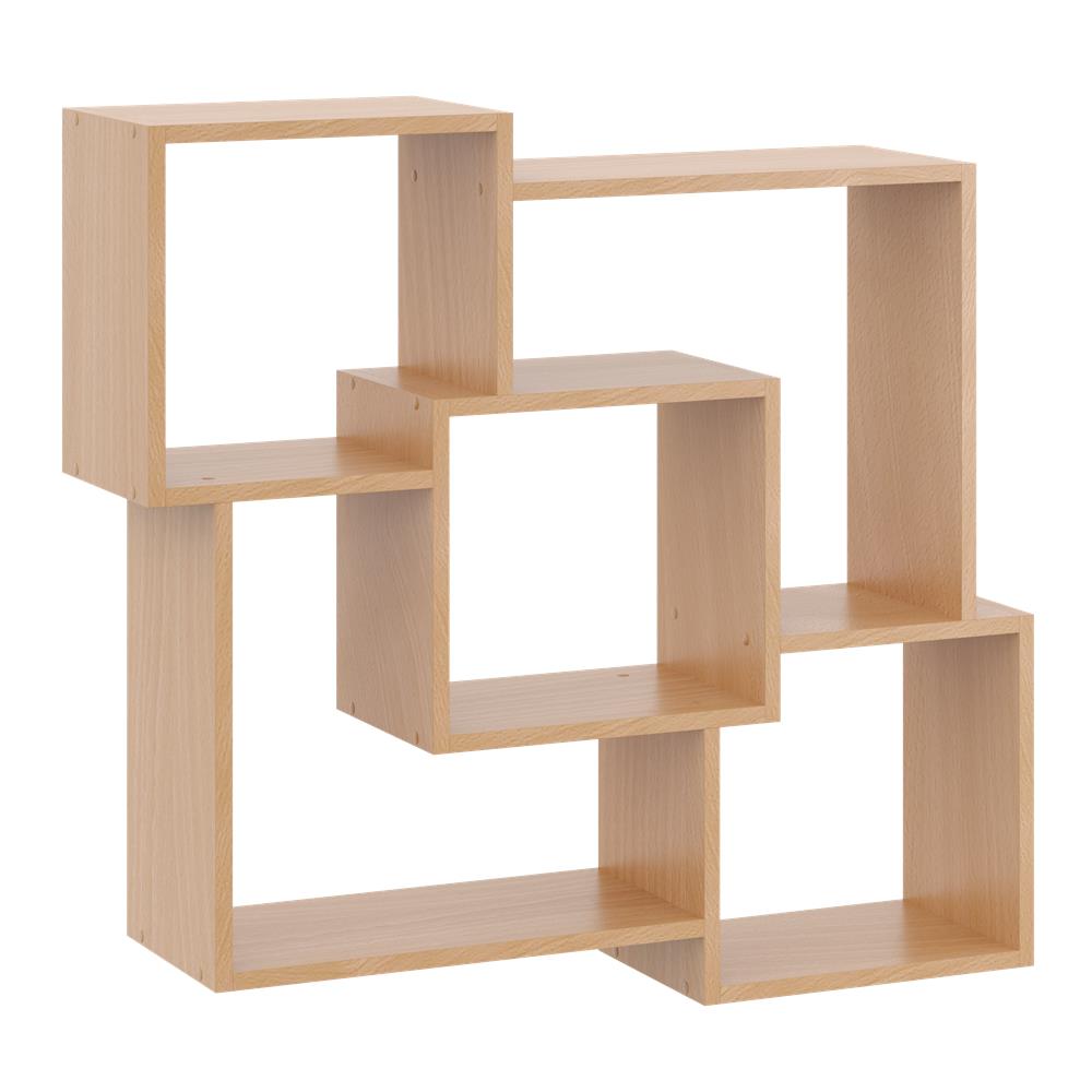 Wall Hanging Shelf, Bookcase - Hanna black