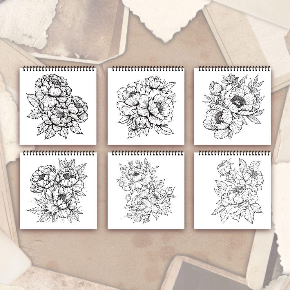 30 листов Книга-раскраска для взрослых на спирали, 8,3x 8,3 дюйма, плотная бумага 100 г/м², идеально для подарков к возвращению в школу, подарков на Хэллоуин