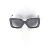 Very Good CHANEL sunglasses COCO Mark Rectangle Shape Eyewear black Used