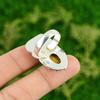 Gift For Women Multi Stone Flower Ring Size 9 925 Silver Natural TigerS Eye