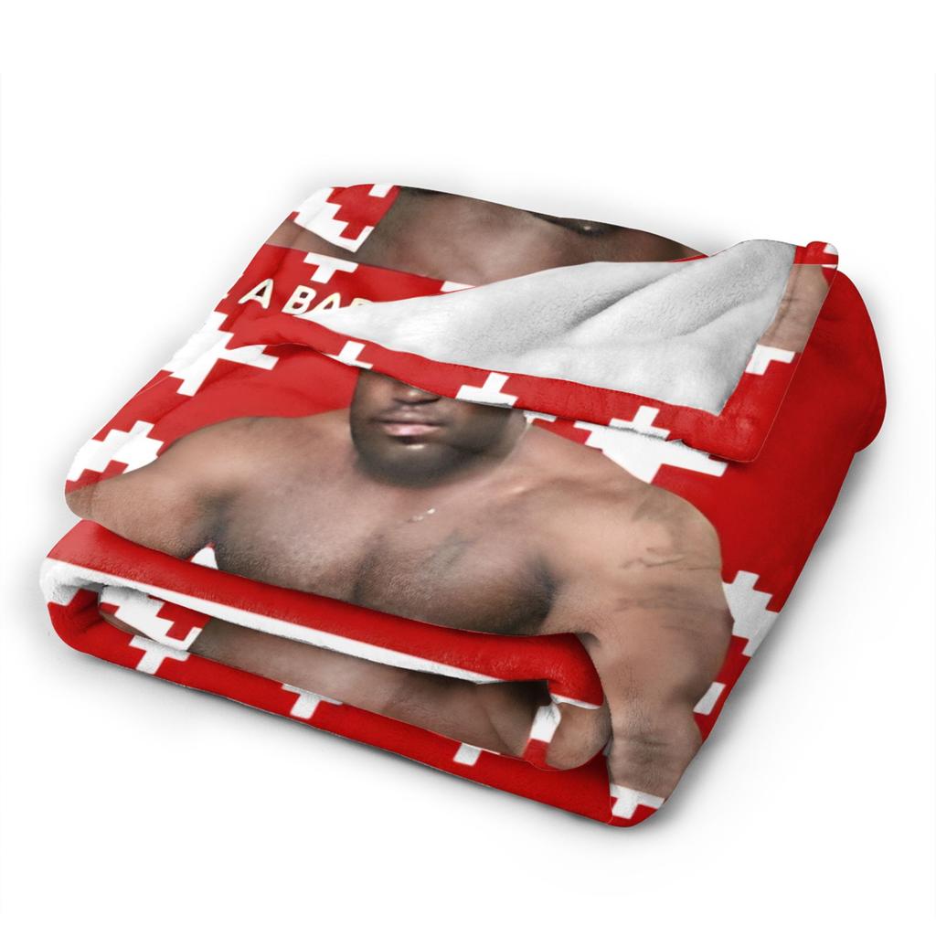 Funny Barry Wood Meme Christmas Blanket Multiple Sizes Warm Cozy Fluffy Throw Blankets for Couch Sofa and Bed