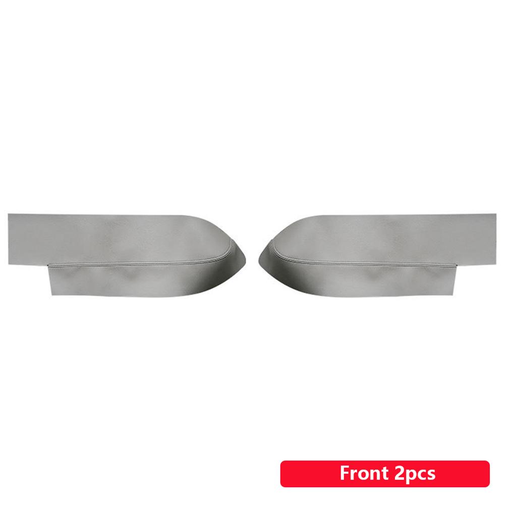 Черный кожаный чехол на подлокотник передней двери для Honda CRV 2007 2008 2009 2010 2011, подлокотник двери автомобиля, панель кожного покрова, отделка