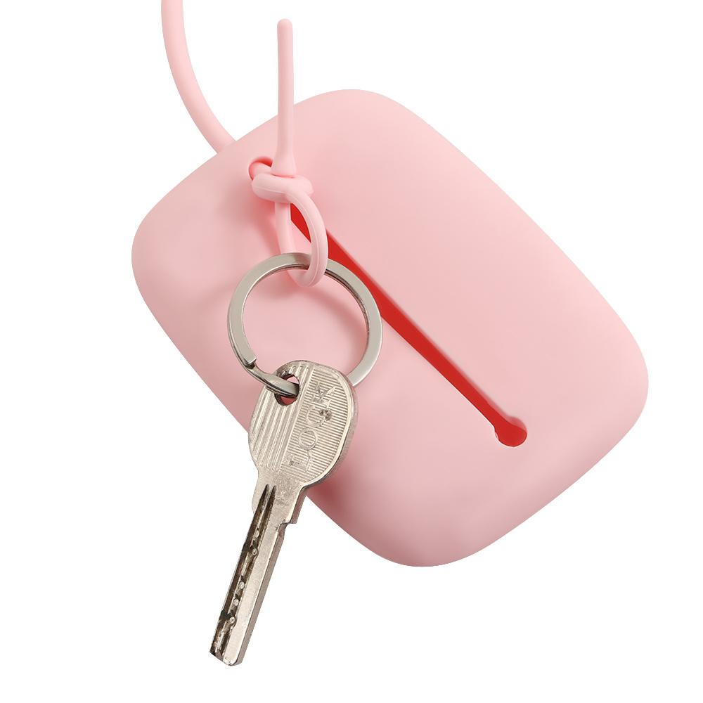 Multifunctional Home Furnishing Key Chain Hasp Style Silicone Key Holder Case Card Bag Accessories