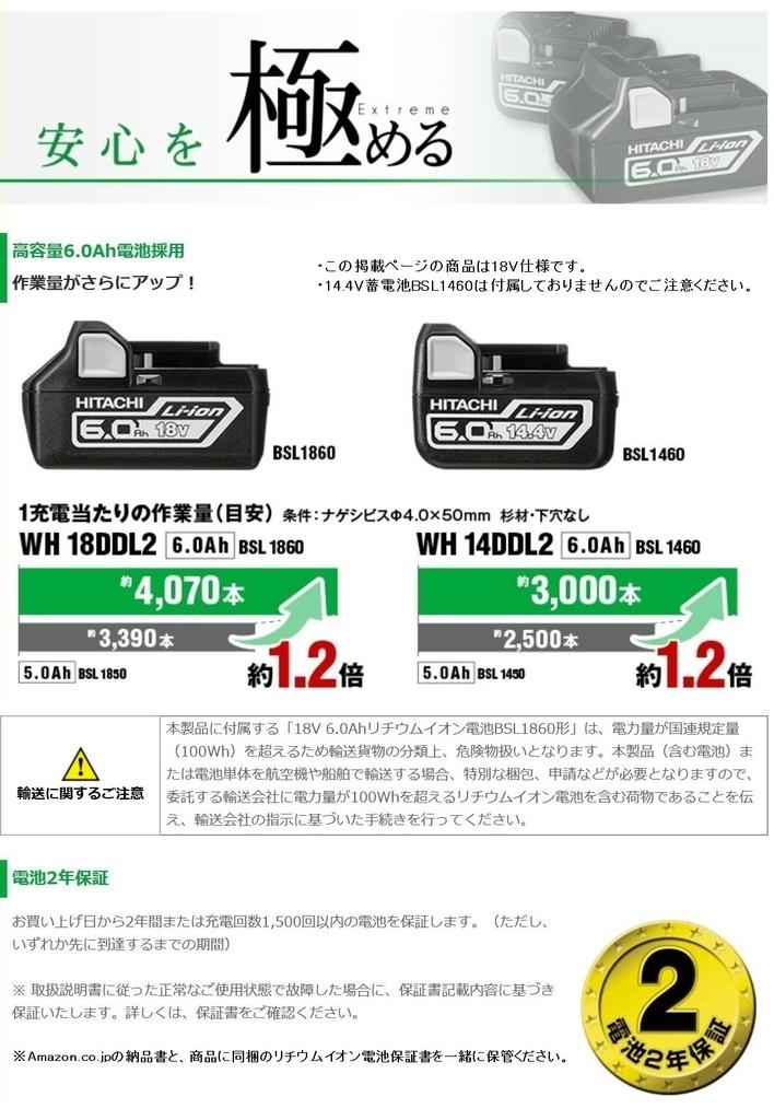 HiKOKI Hitachi Cordless Impact Aggressive Green includes and Bits sold (formerly Koki) Driver, WH18DDL2(2LYPK)(L), battery, charger, case. separately.