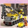 Urban Engineering Vehicle Building Block Puzzle Toy For Childrens Gifts Birthday