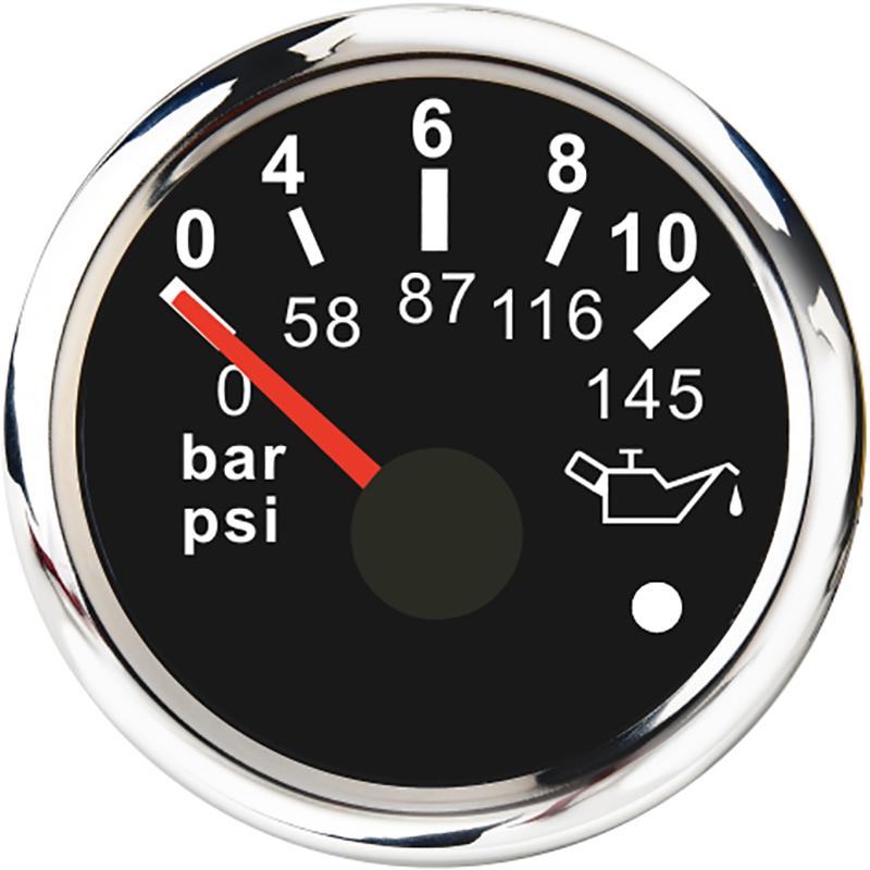 52mm Car Gauges Oil Pressure Meter Gauge Water Level Fuel Temperature 12V 24V Voltmeter For Car Marine Boat Boost Alarm