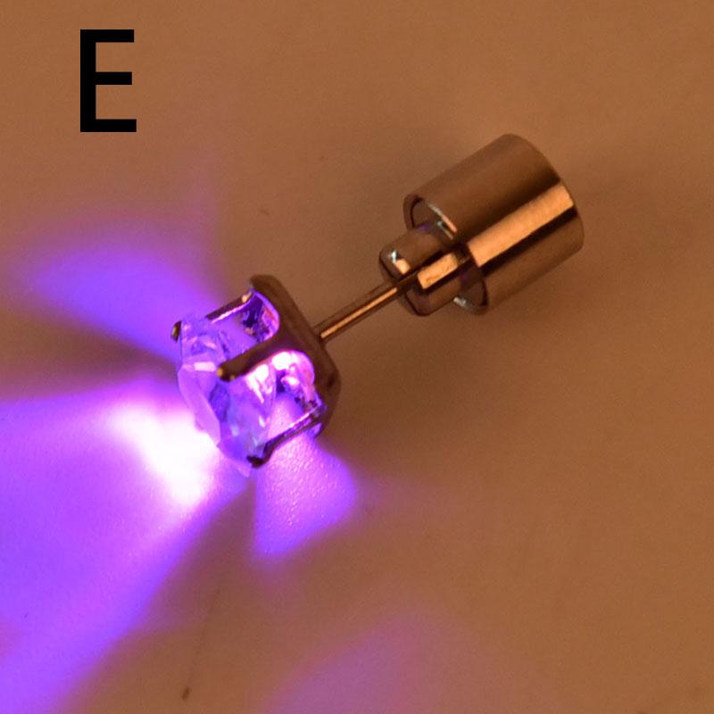 1 шт. вечерние подвески светодиодные серьги светящиеся короны светящиеся кристаллы серьги-гвоздики