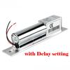 Электрический замок с задвижкой, настройка задержки при низкой температуре, постоянный ток 12 В, нержавеющая сталь, прочная, отказоустойчивая, система контроля доступа для откидной двери