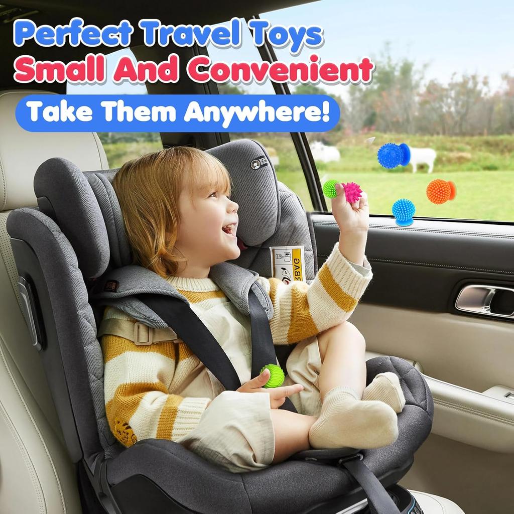 Игрушки для сенсорных игрушек, текстурированные игрушки на присосках для детей с аутизмом, успокаивающие игрушки для снятия беспокойства в классе, подарки, рождественские чулки, наполнители для детей