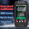 9999Counts Цифровой мультиметр Дисплей Ручной мультиметр NCV Бесконтактный Датчик Профессиональный Тестер Напряжения Ток Емкости