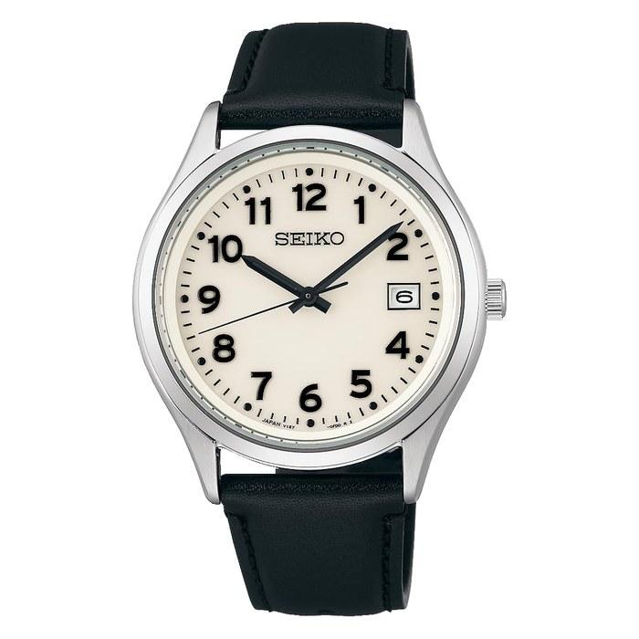 Seiko SELECTION SBPX157 Мужские часы серии S, с солнечной батареей, индикатором даты, циферблатом Lumibrite (Полные арабские цифры)