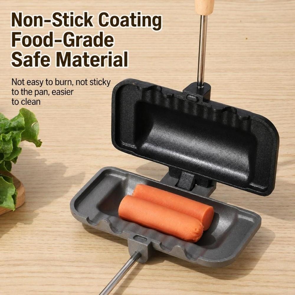 Die Cast Aluminum Toastie Maker Non Stick Coating Panini Press Pancakes Omelets Frittatas Toast