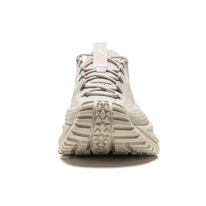 Li Ning Outdoor CF Tracing, Xingchuan TPU Низкие походные ботинки Унисекс Гравийный Белый Серый AHTU023-17