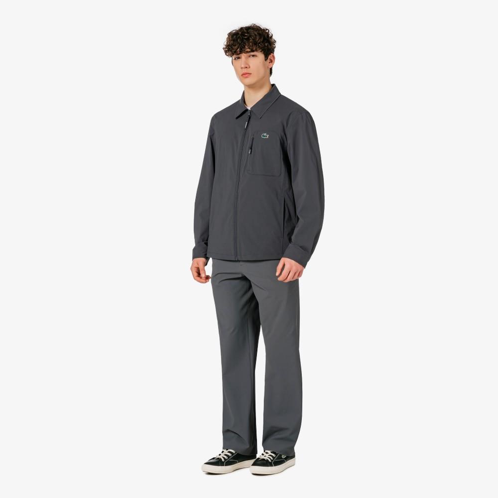 [lacoste] Men's Woven Shirt-Style Jumper SH797E-56GS5T