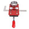 35mm Concealed Hinge Jig Aluminum Alloy Cabinet Door Hinge Drilling Guide with Hole Opener L Ruler Q