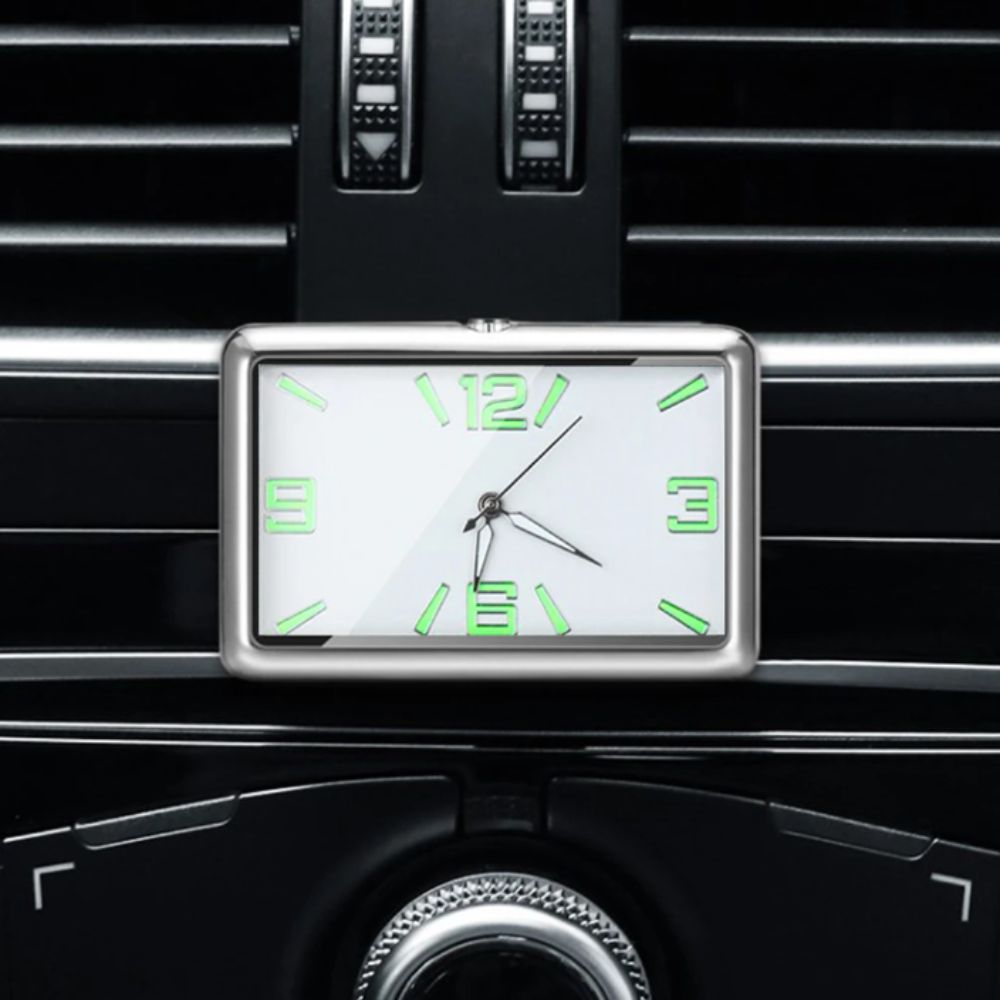 Светящаяся стрелка Часы для автомобиля Легкий дизайн Кварцевые аналоговые часы Автомобильные кварцевые часы Интерьер автомобиля