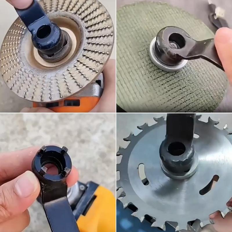 Инструмент для измерения твердости Угловая шлифовальная машина с четырьмя захватами Утолщенная пластина Угловая шлифовальная машина Ручной регулировочный ключ Аксессуары Съемный ключ