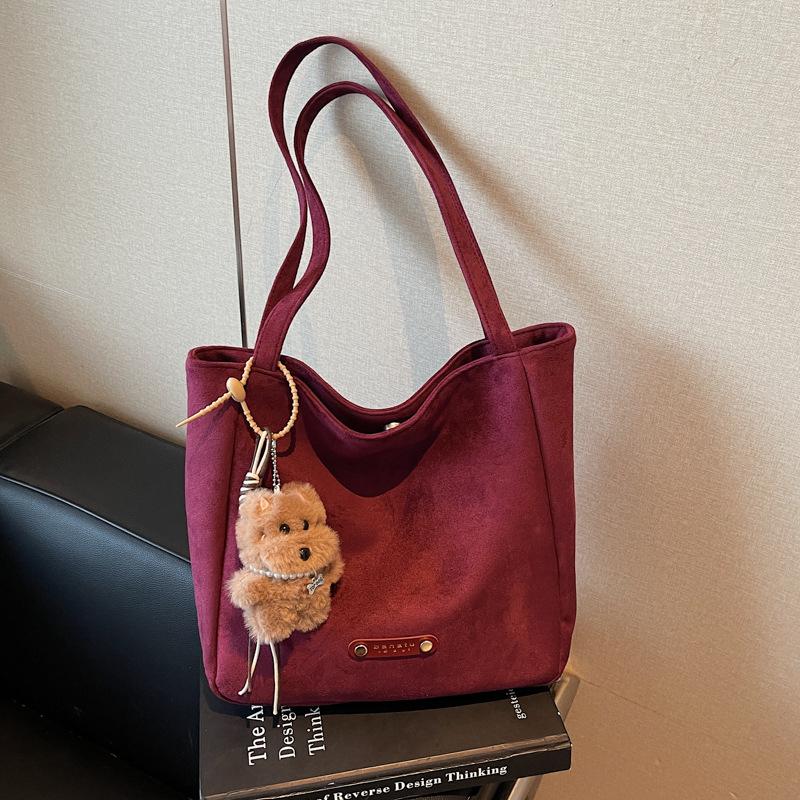 Вместительная сумка-ведро модный тренд повседневная текстурная сумка через плечо осень новая персонализированная женская сумка-тоут