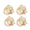 Gift Beverage Identifiers for Party,Bar Wine Rings Glass Charm Earring Hoop Material Glass Tags