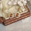 New Palace Art Zircon Earrings for Women, Elegant and Grand, Classical and Fashionable, with A Sense of Design and Decoration