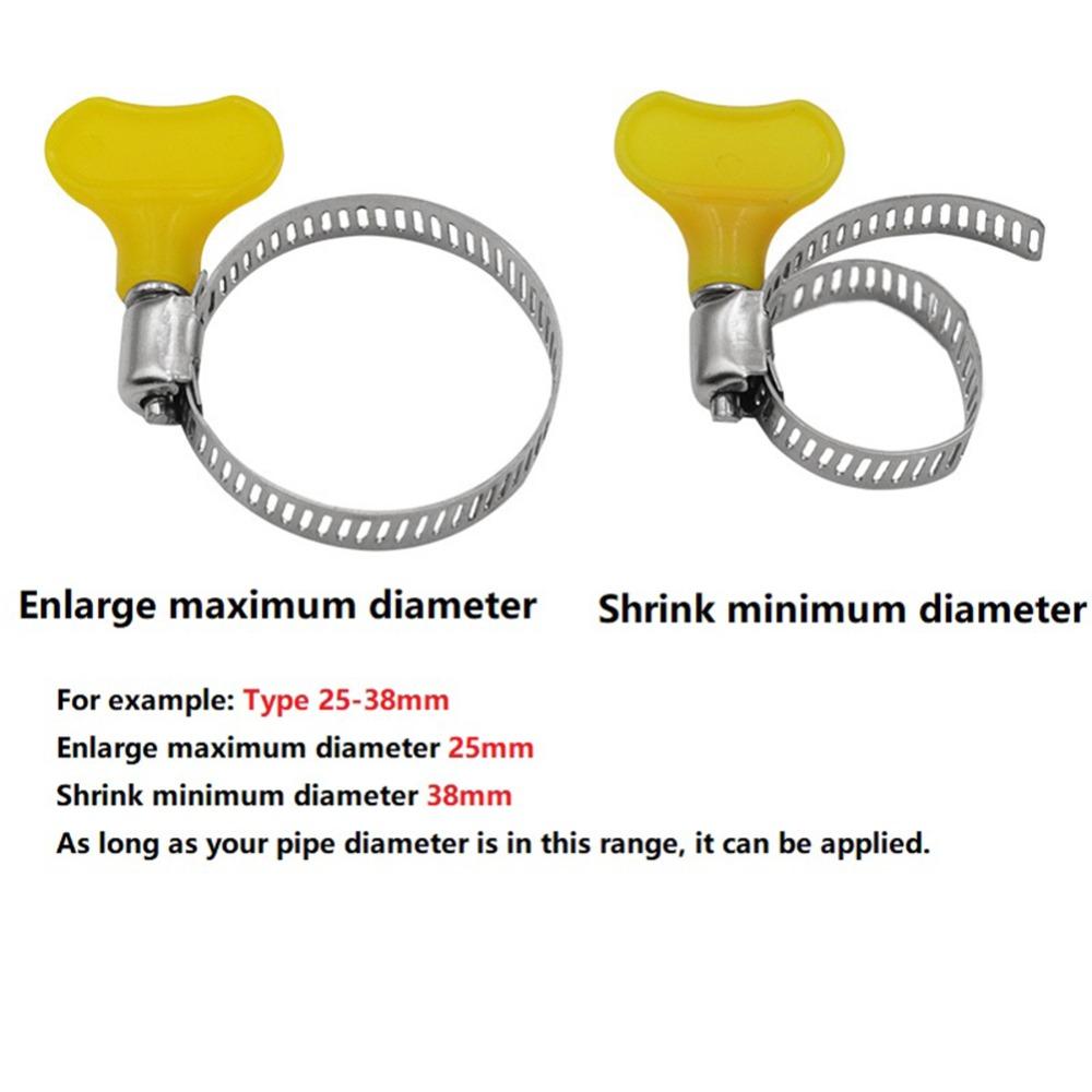 Пружинный зажим Хомут для трубы Крепления для водопроводной трубы Червячный зажим для топливной линии Хомут для приводного шланга Хомут для шланга