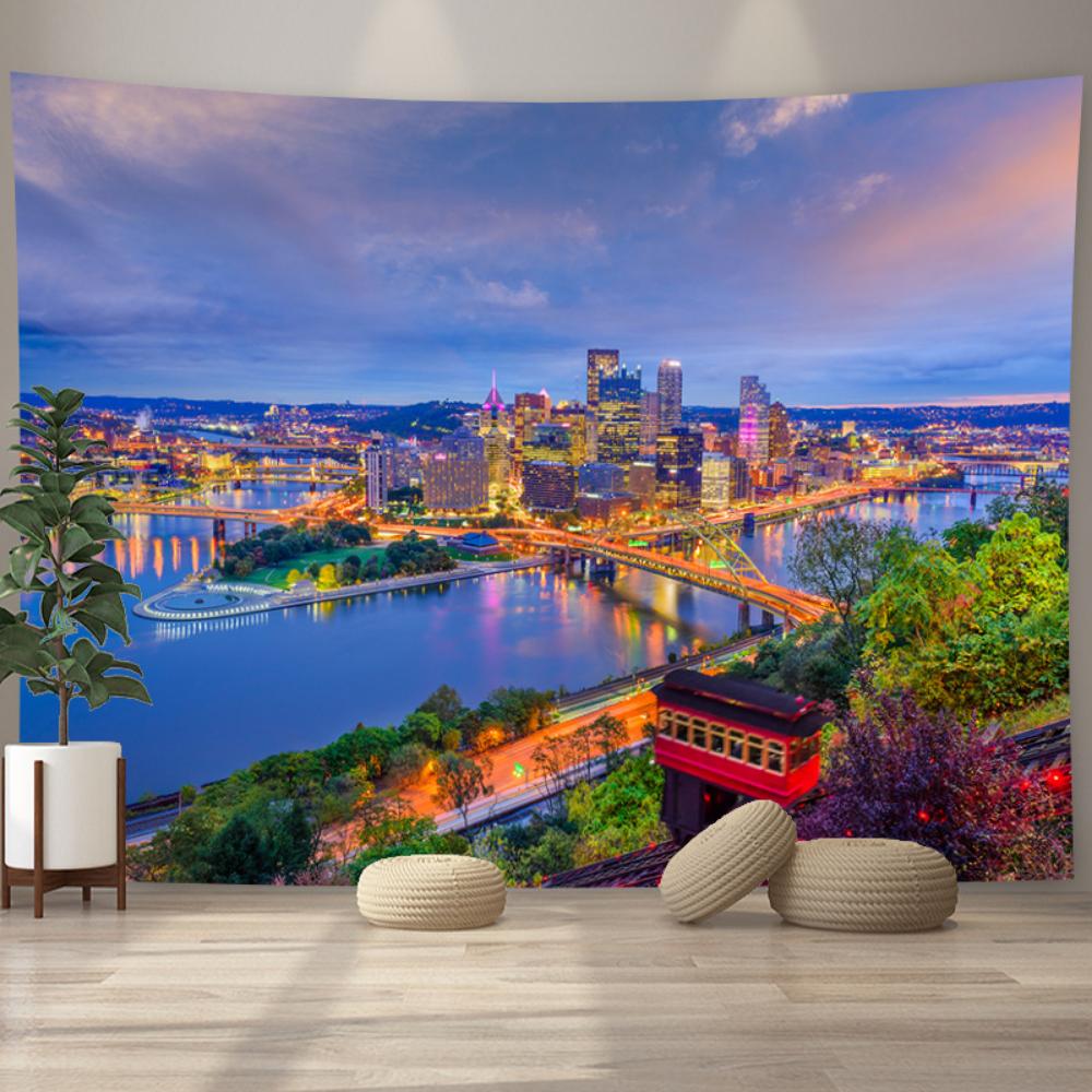 Скандинавский гобелен, прикроватное украшение, фон для комнаты, подвесная ткань для спальни, фоновая ткань для гостиной