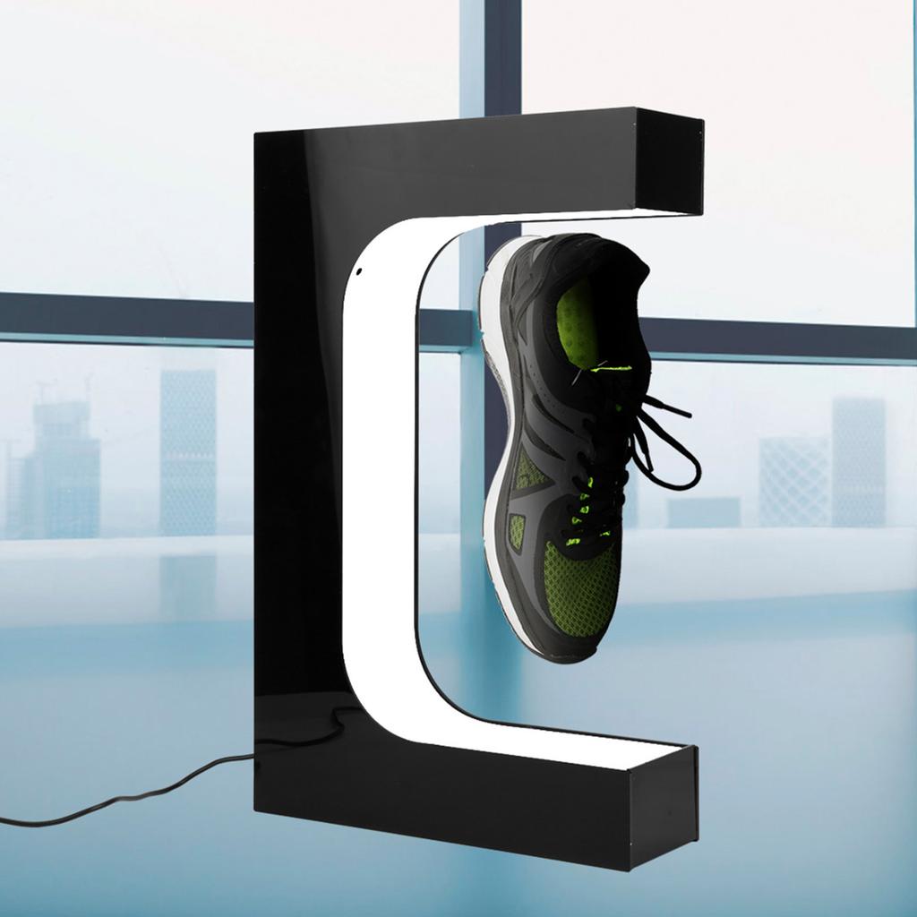 Magnetic Levitation Shoes Display Stand 360 Degrees  Rotating with Additional Tool