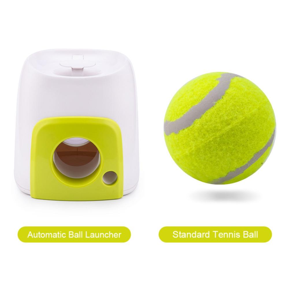 2Pcs Durable Dog Ball Rolling Machine Elastic Tennis Ball Interactive Pet Toy Pet Exercise