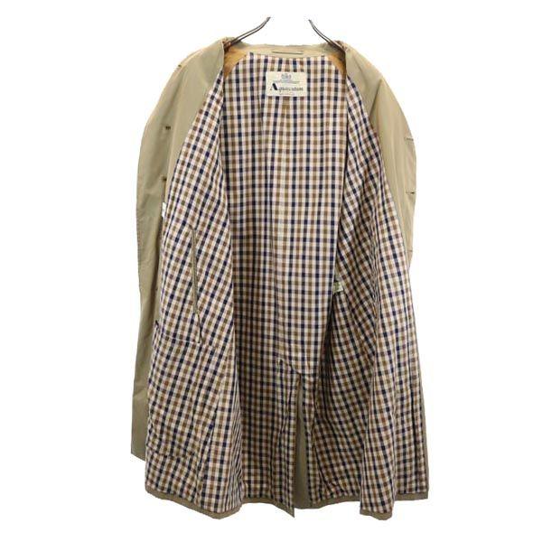 Aquascutum Stainless Collar Coat Khaki Men's Used