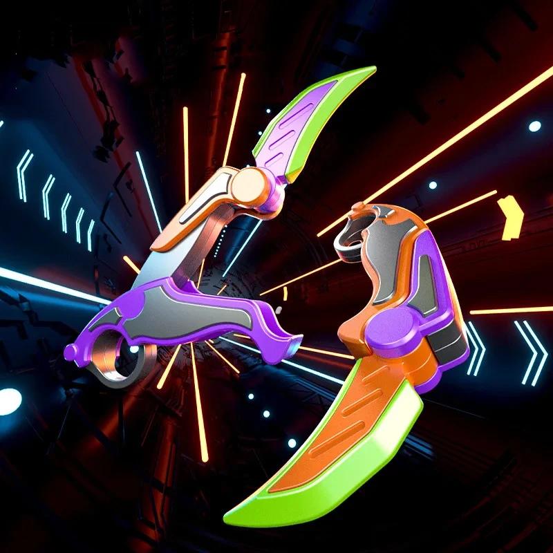 Новый 3D печатный гравитационный коготь-нож, игрушка для снятия стресса, бабочка, Непоседа, захват для рук, сенсорная игрушка, складной нож-коготь, редис для подарка