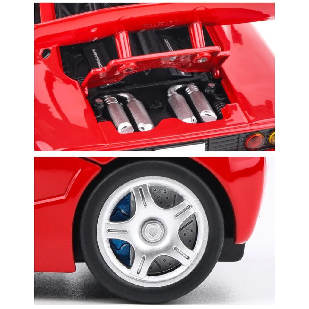 1/32 McLares F1 Supercar Alloy Car Diecasts & Toy Vehicles Metal Toy Car Model Sound and Light Collection Kids Toy