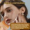 Face Lymphatic Contour Brush, Jawline Chin Sculpting Tool for Lymphatic Drainage, Precise Skin Fit 1PCS
