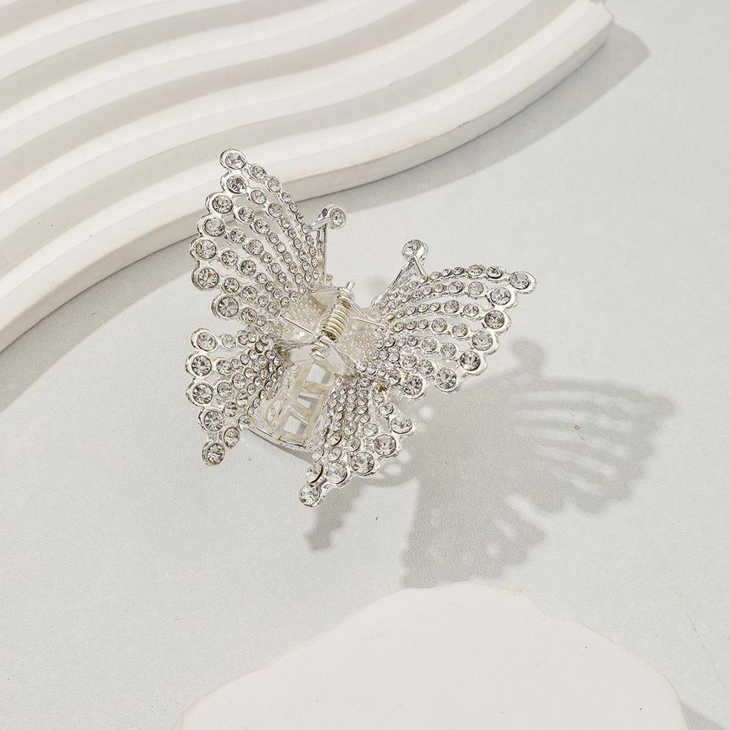 Korean Style Elegant Metal Hair Claw Clip for Women - Shark Claw Design