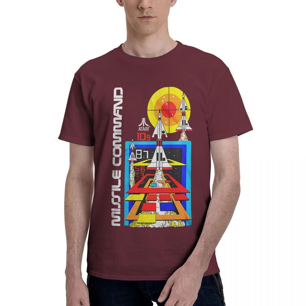 Missile Command 100 Cotton Casual Breathable Confortable Vintage Funny TShirt For Men Funny Gift
