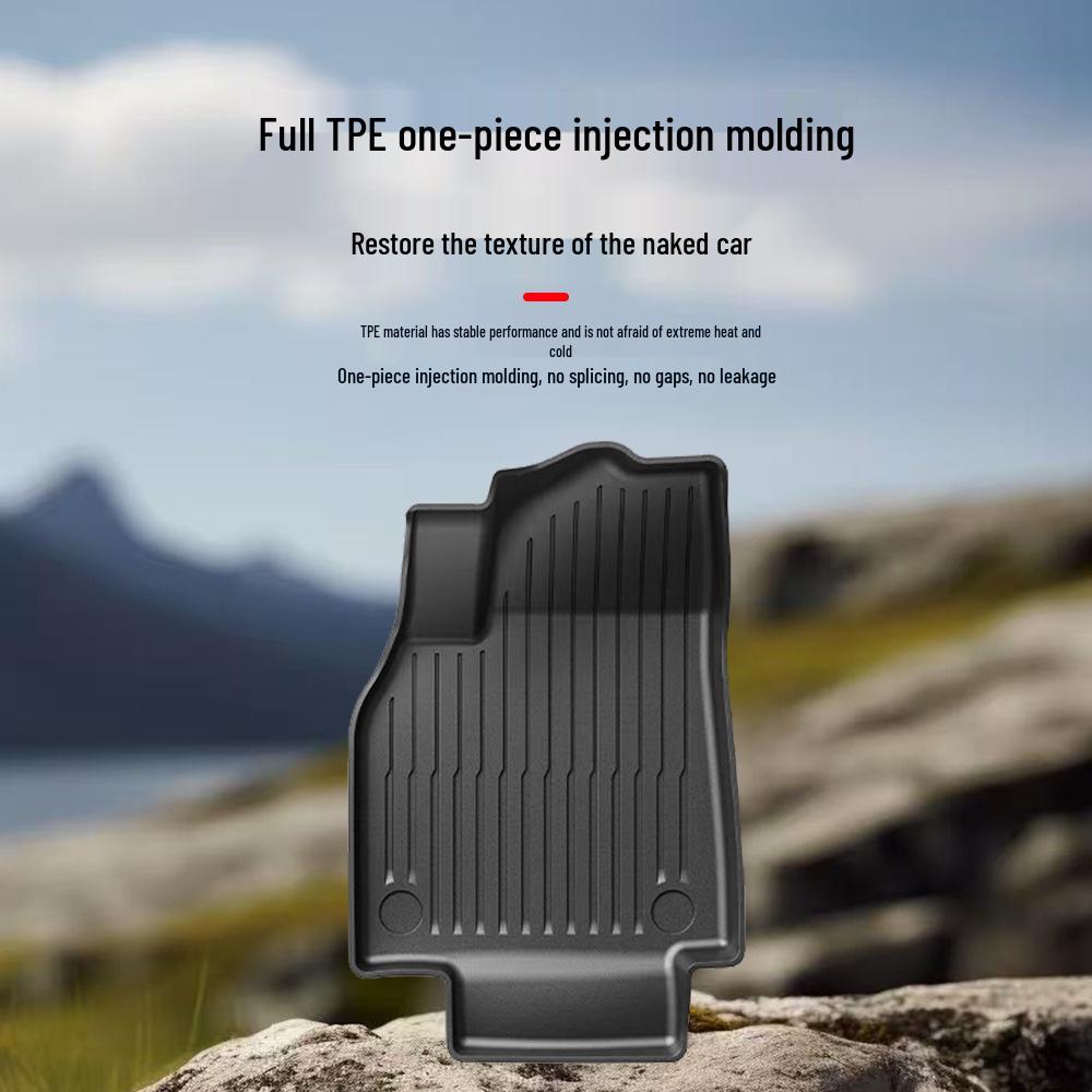 Tesla Model Y 2025 Рестайлинг TPE Коврики для пола и багажника с накладкой на спинку