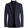 Business Casual Woolen Blazer Men Autumn Solid Men Blazer Long Sleeve Blazers for Men