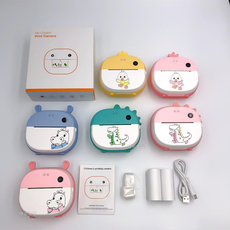 HD, Детская камера, Термопечать Мини Мультфильм Детская цифровая камера