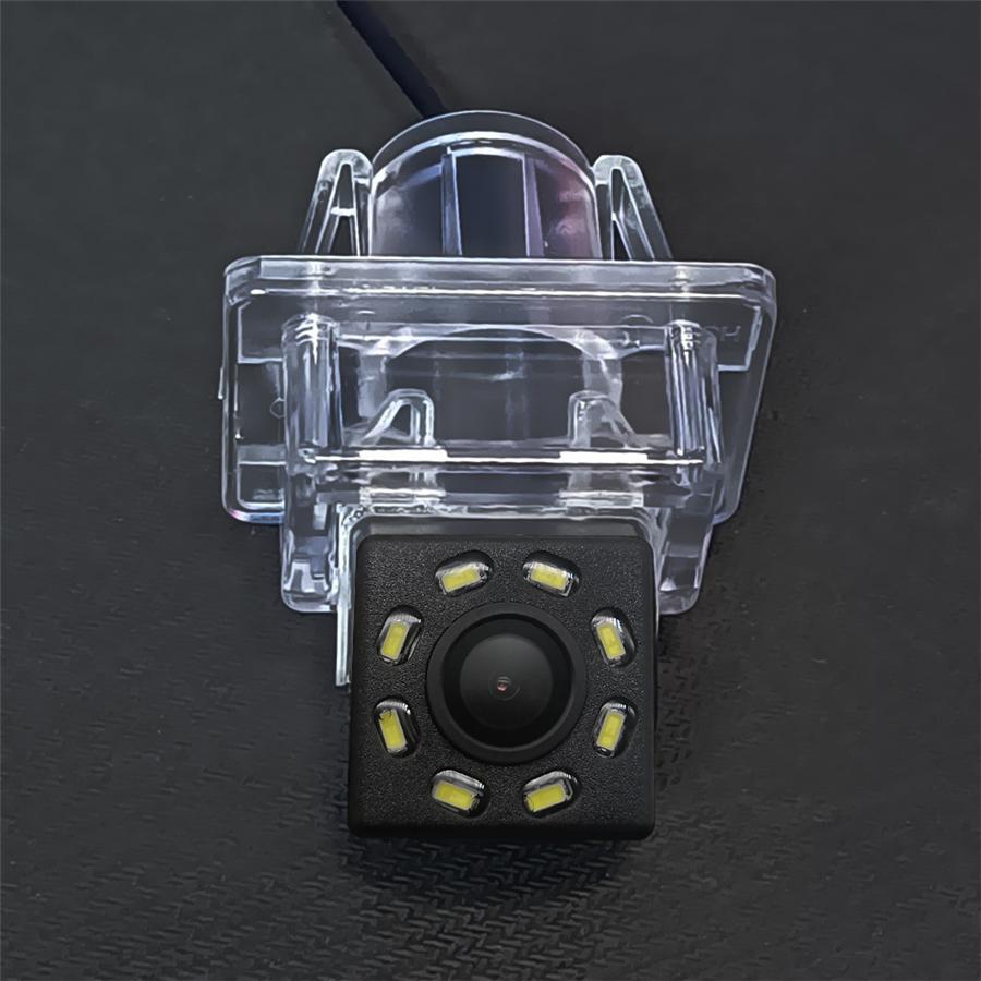 Автомобильная 8LED камера заднего вида для парковки для Mercedes Benz C Class W204 C300 C350/63 AMG