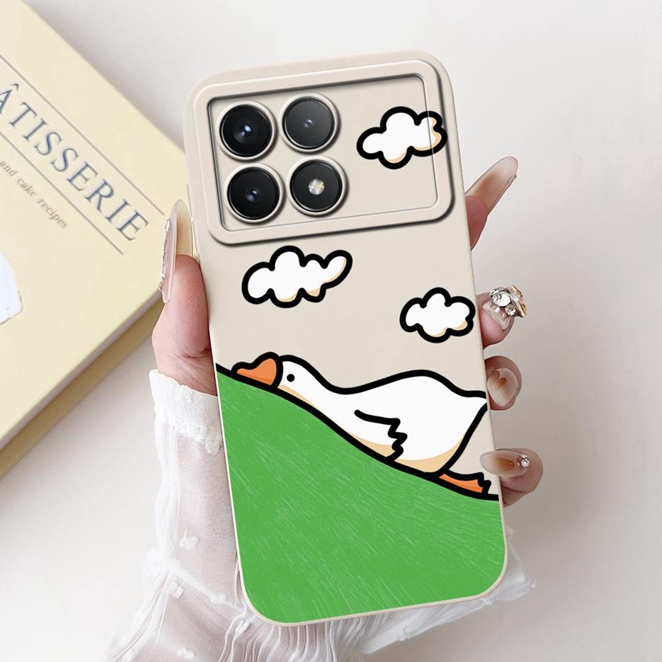 For Xiaomi Poco X6 Pro 5G Case Cute Panda Cartoon Cover Soft Silicone Phone Case For Xiaomi Poco X6 Neo PocoX6 Pro Fundas Bumper