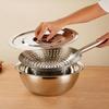 11-inch Stainless Steel Oil Pot & Strainer Set